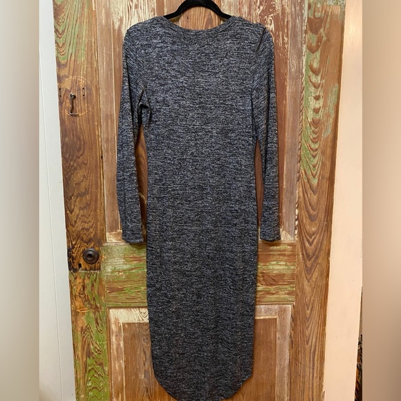 Sweater Midi/Maxi Shirt Tail Dress - Picture 2 of 3